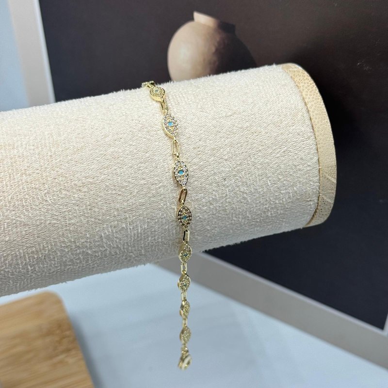 14K ALTIN KAPLAMA BİLEKLİK